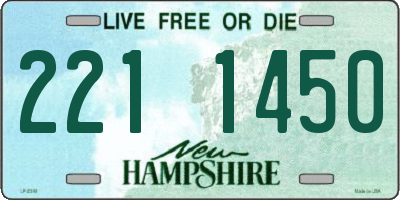 NH license plate 2211450
