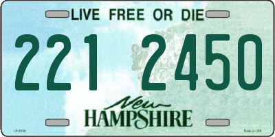 NH license plate 2212450