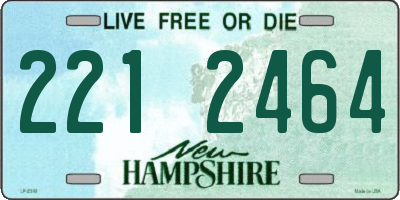 NH license plate 2212464