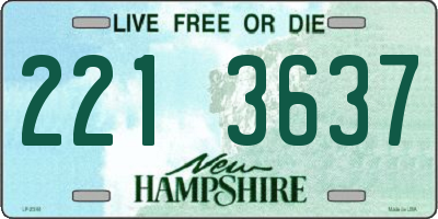 NH license plate 2213637