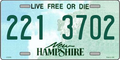 NH license plate 2213702
