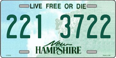 NH license plate 2213722