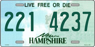 NH license plate 2214237