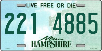 NH license plate 2214885