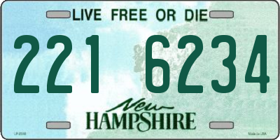 NH license plate 2216234