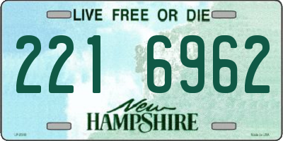 NH license plate 2216962