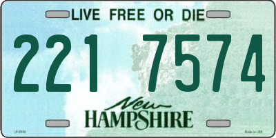 NH license plate 2217574