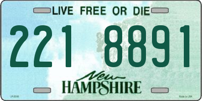 NH license plate 2218891