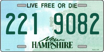 NH license plate 2219082