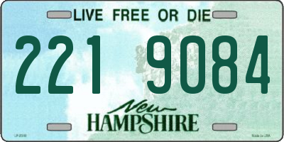 NH license plate 2219084