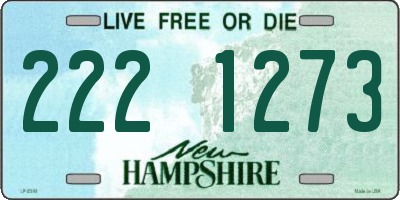 NH license plate 2221273