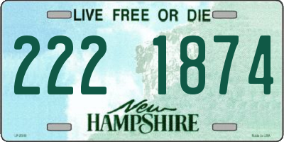 NH license plate 2221874