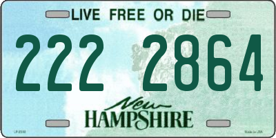 NH license plate 2222864