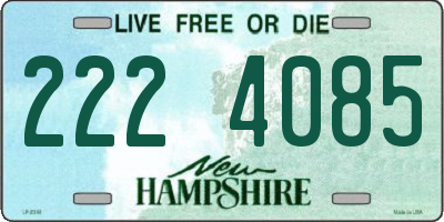 NH license plate 2224085