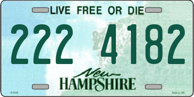 NH license plate 2224182