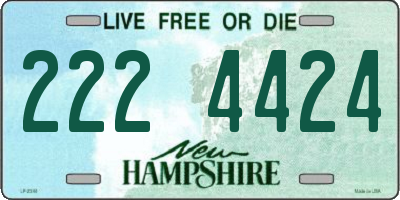 NH license plate 2224424