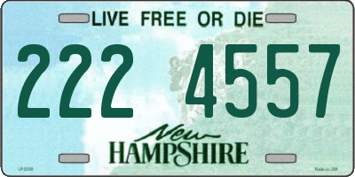 NH license plate 2224557