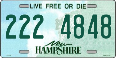 NH license plate 2224848