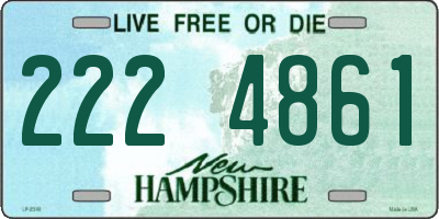NH license plate 2224861