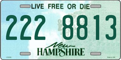NH license plate 2228813