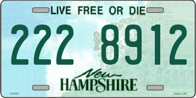 NH license plate 2228912