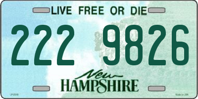 NH license plate 2229826