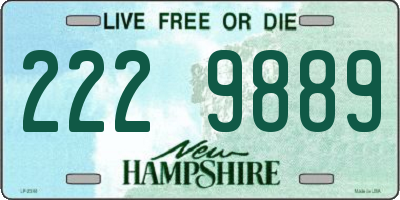 NH license plate 2229889