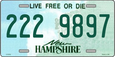 NH license plate 2229897