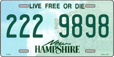 NH license plate 2229898