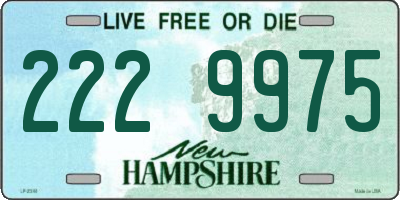 NH license plate 2229975