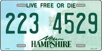 NH license plate 2234529