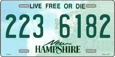 NH license plate 2236182