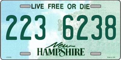NH license plate 2236238