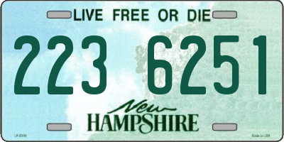 NH license plate 2236251