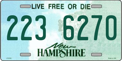 NH license plate 2236270