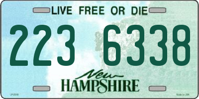 NH license plate 2236338
