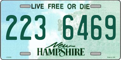 NH license plate 2236469