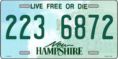 NH license plate 2236872