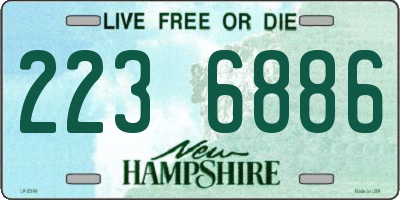 NH license plate 2236886