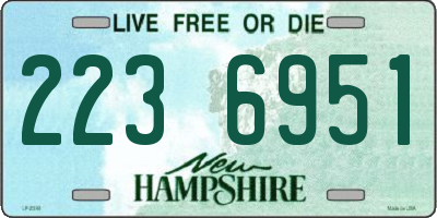 NH license plate 2236951