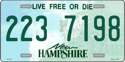NH license plate 2237198