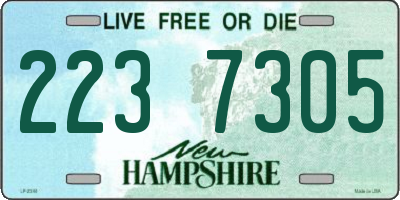 NH license plate 2237305
