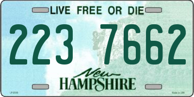 NH license plate 2237662
