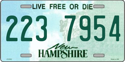 NH license plate 2237954