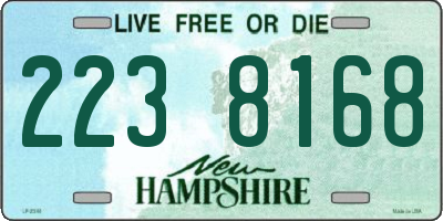 NH license plate 2238168