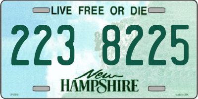 NH license plate 2238225