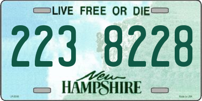 NH license plate 2238228