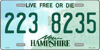 NH license plate 2238235