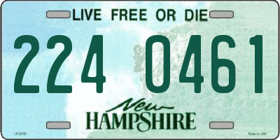 NH license plate 2240461