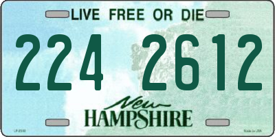 NH license plate 2242612